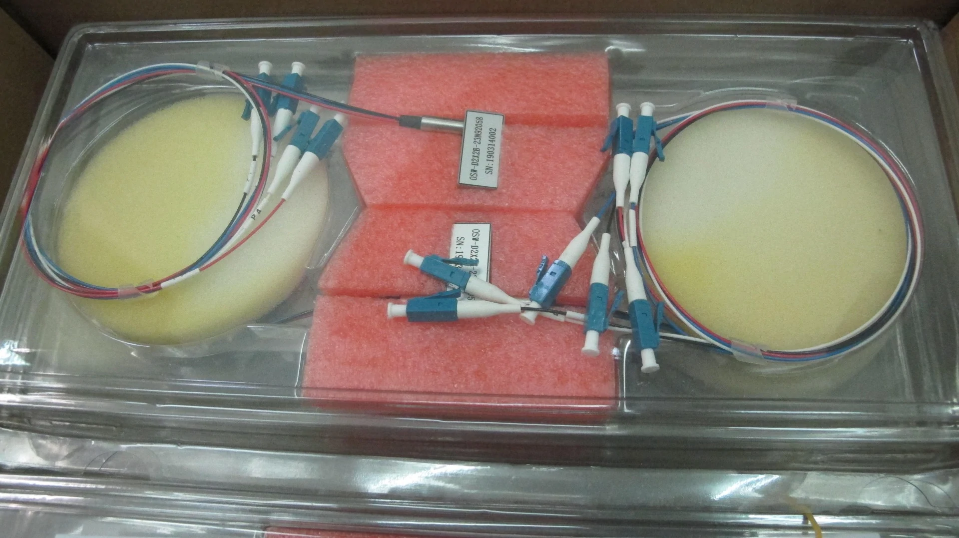 1310/1550nm Dual 2x2 Bypass Mechanical Optical Switch