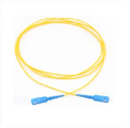 LC UPC to LC APC Duplex OS2 Single Mode Fiber Optic Patch Cable