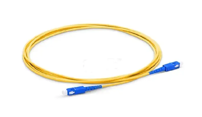 SC UPC to SC UPC Duplex OS2 Single Mode Fiber Optic Patch Cable