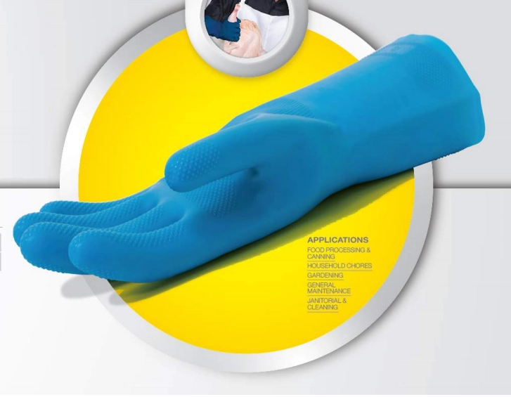 Food-Processing Rubber Gloves